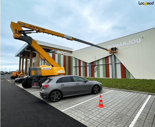 location nacelle pour pose d'enseigne
