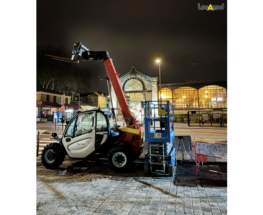 chariot télescopique travaux publics